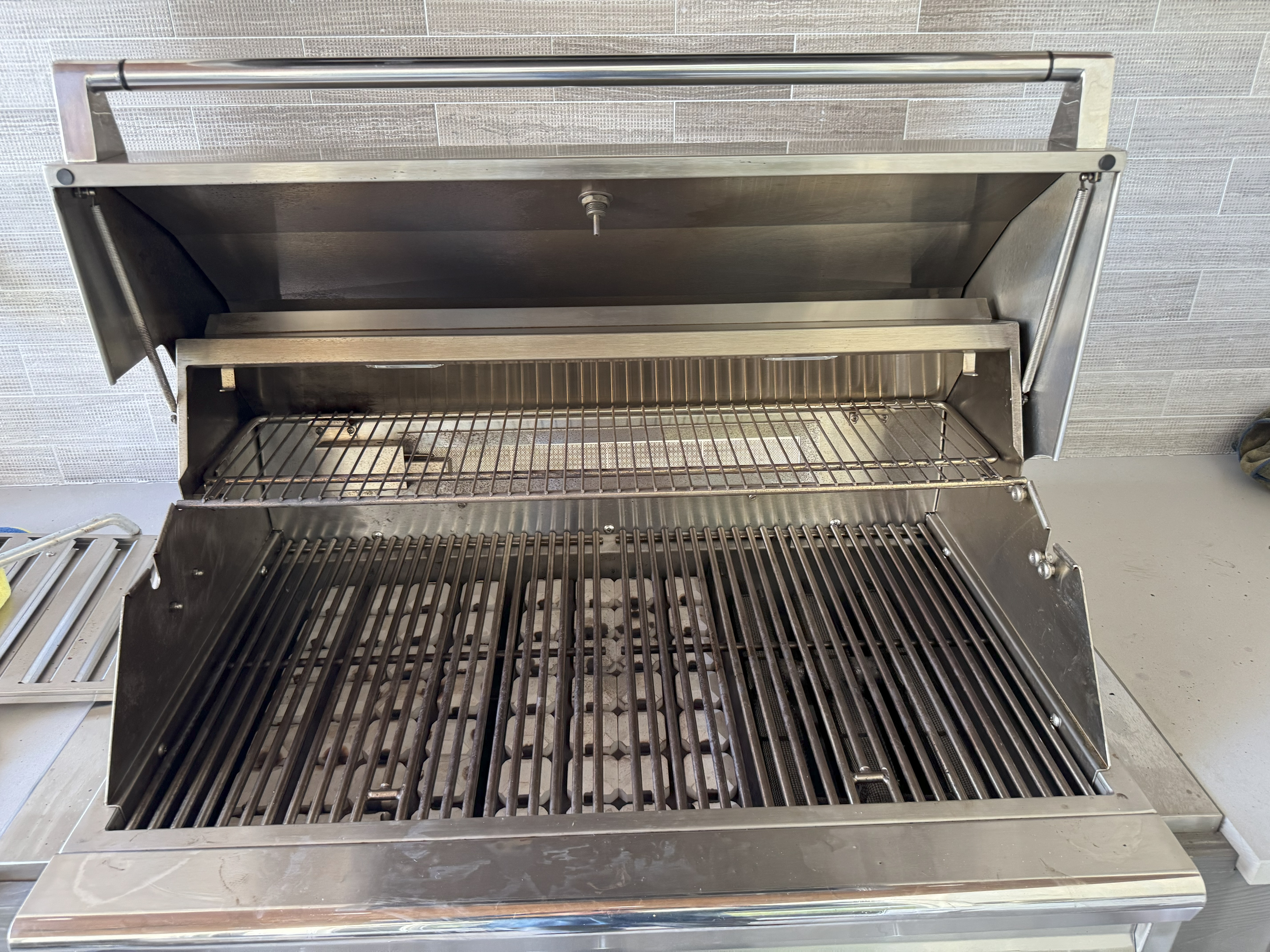 After — burners and components steam-sterilized
